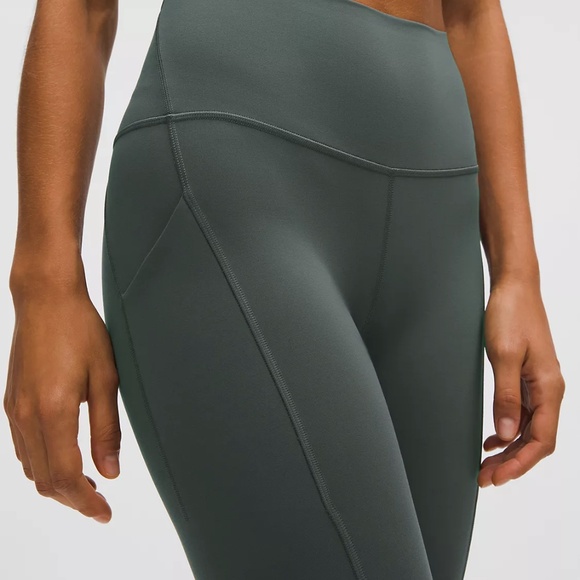 lululemon Align™ High-Rise Pant with Pockets 25" in Green (Dark Fern) y Sz 6 - Picture 1 of 6